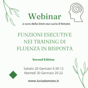 Le Funzioni Esecutive nei training di fluenza in risposta